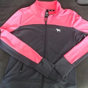 PINK zip up track jacket